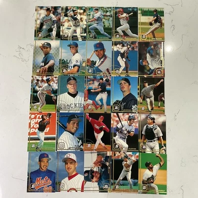 Lote de 25 tarjetas de béisbol Bowman 1994 estrellas Barry Bonds Craig Biggio Raul  Foto 1 de 4