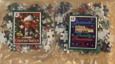 Griswald Family Christmas Puzzles / 2 Puzzle Lot - 100 Pieces each NEW *NO BOX* - Image 1 of 4
