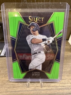 2022 Aaron Judge Panini Select Lime Green /99 - Image 1 of 2