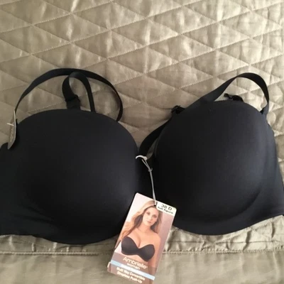 Sujetador Convertible Ambrielle Mujer Smooth Revolution - 38D - Negro - Nuevo con Etiquetas Foto 1 de 4