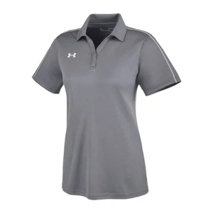 Under Armour Women's Large Grey Tech Polo New With Tags - Picture 1 of 10