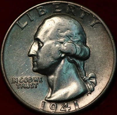 1941-D Denver Mint Silver Washington Quarter - Image 1 of 2