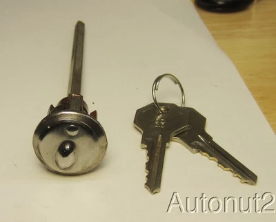 Chrysler Dodge Plymouth Desoto 1942 1946 cerradura de puerta con 2 llaves Foto 1 de 3