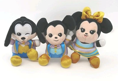Disney Wishables 50th Anniversary Mickey Minnie & Goofy 5.5" Plush Collectibles - Image 1 of 4