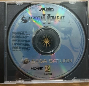 SEGA SATURN MORTAL KOMBAT II DISC ONLY For Parts/Repair NOT WORKING READ! - Picture 1 of 5