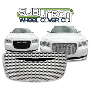 2015-2023 Chrysler 300 Snap In Design Chrome Grille Insert / OVERLAY # GI140 - Picture 1 of 7