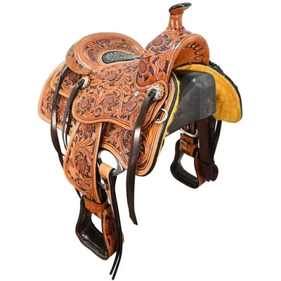 New! 12" Royal King Prescott Youth All Around Saddle Code: RK8712-31-12 - Image 1 of 4