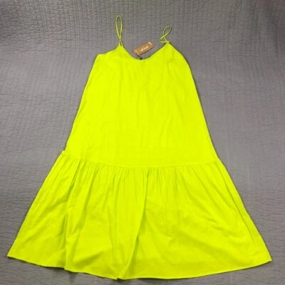 Nasty Gal платье женщин 8 США 12 Великобритании зеленый с ремешками ярусный макси льняной смеси новый с Ярлыками - Изображение 1 из 4