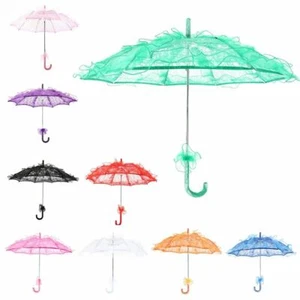 Lace Parasol Umbrella Bridal Wedding Dancing Party Photography Props HG MG - Picture 1 of 40