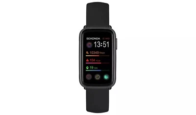 Black Sekonda Smart Watch Fitness Tracker Touchscreen Waterproof for Him Her NEW - Image 1 of 4