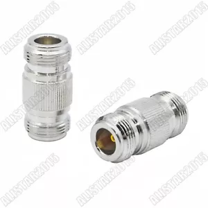 1x N-Type Female to N Female Jack Straight Adapter Barrel RF Connector Converter - Picture 1 of 7
