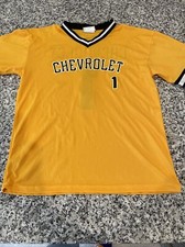 Chevrolet Baseball Jersey Pittsburgh Colors Made In The USA M