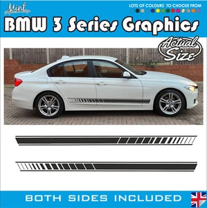 BMW 3 Series 2 1 Rayas Laterales Calcomanías Adhesivas M Sport 320 325 318 Gráficos 008 - Imagen 1 de 5