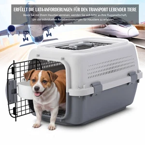 Transportbox Hundetransportbox Katzenbox Hundebox IATA Flugzeug Flugbox Autobox - Bild 1 von 12