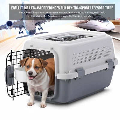 Transportbox Hundetransportbox Katzenbox Hundebox IATA Flugzeug Flugbox Autobox - Bild 1 von 4