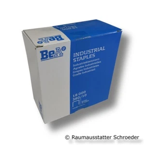 Bea Typ 380/10 Tackerklammern 10mm passt auch Typ 80 Prebena Typ A 18.000 Stk. - Bild 1 von 1