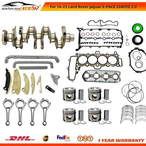 Crankshaft With Engine Rebuild Kit For 14-23 Land Rover Jaguar E-PACE 204DTD 2.0 - Picture 1 of 8