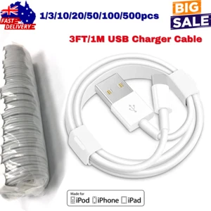 Fast USB Charger Cable Sync Cord For iPhone 14 13 12 11 Pro Max Charging iPad - Picture 1 of 9