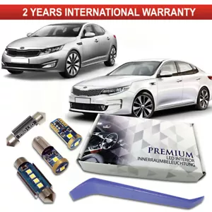 KIA OPTIMA LED Interior Premium Kit 8 SMD Bulbs White Error Free 2010-2020 - Picture 1 of 12
