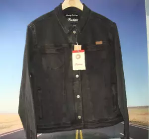 Motorcycle Jacket Indian Women's Denim Lana Casual XL Pocket Black 286062309 HB - Bild 1 von 6