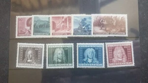 Liechtenstein 1941 Mich 192/96+198/201 MNH Cat E46 - Picture 1 of 1