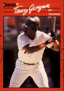 1990 Donruss San Diego Padres Baseball Card #86 Tony Gwynn