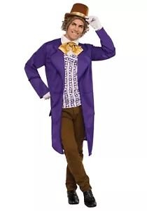 Deluxe Men's Willy Wonka Costume Size x-Large (with defect) - Picture 1 of 2