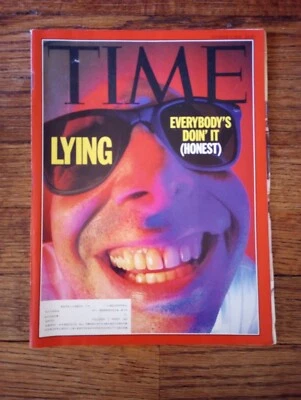 Time Magazine October 5, 1992 Lying Everybody’s Doing It - Image 1 of 4