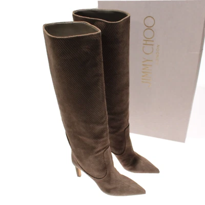 Jimmy Choo NWB Knee-High Boots Size 36 6 US Mavis 85 Brown / Clay - Image 1 of 4