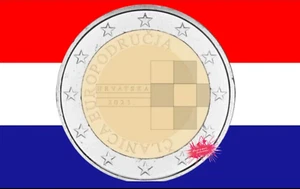 Croazia, 2023, Introduzione all'euro, coincard da 2 euro! - Foto 1 di 1