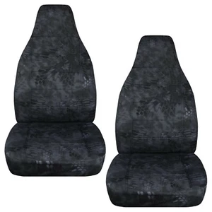 Front set car seat covers fits Ford Explorer 1991-2002  kryptek charcoal camo - Picture 1 of 10