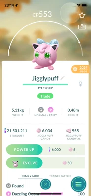 ✨Pokemon | SHINY FEMALE Costume Ribbon Jigglypuff | Registered 20k Dust ONLY✨ - Image 1 of 2