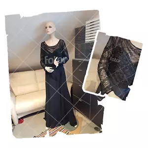 Abend-/Partykleid AUGUSTAT Gr. 44 (Gr. 40/42) schwarz Pailletten - Bild 1 von 10