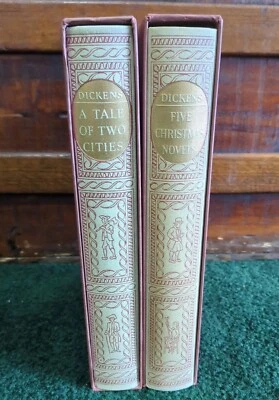 Five Christmas Novels by Charles Dickens, 1939 Heritage Press 012724 Foto 1 de 4