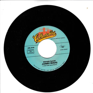 JOHNNY RIVERS Midnight Special VG+(+) 45 RPM REISSUE - Picture 1 of 2