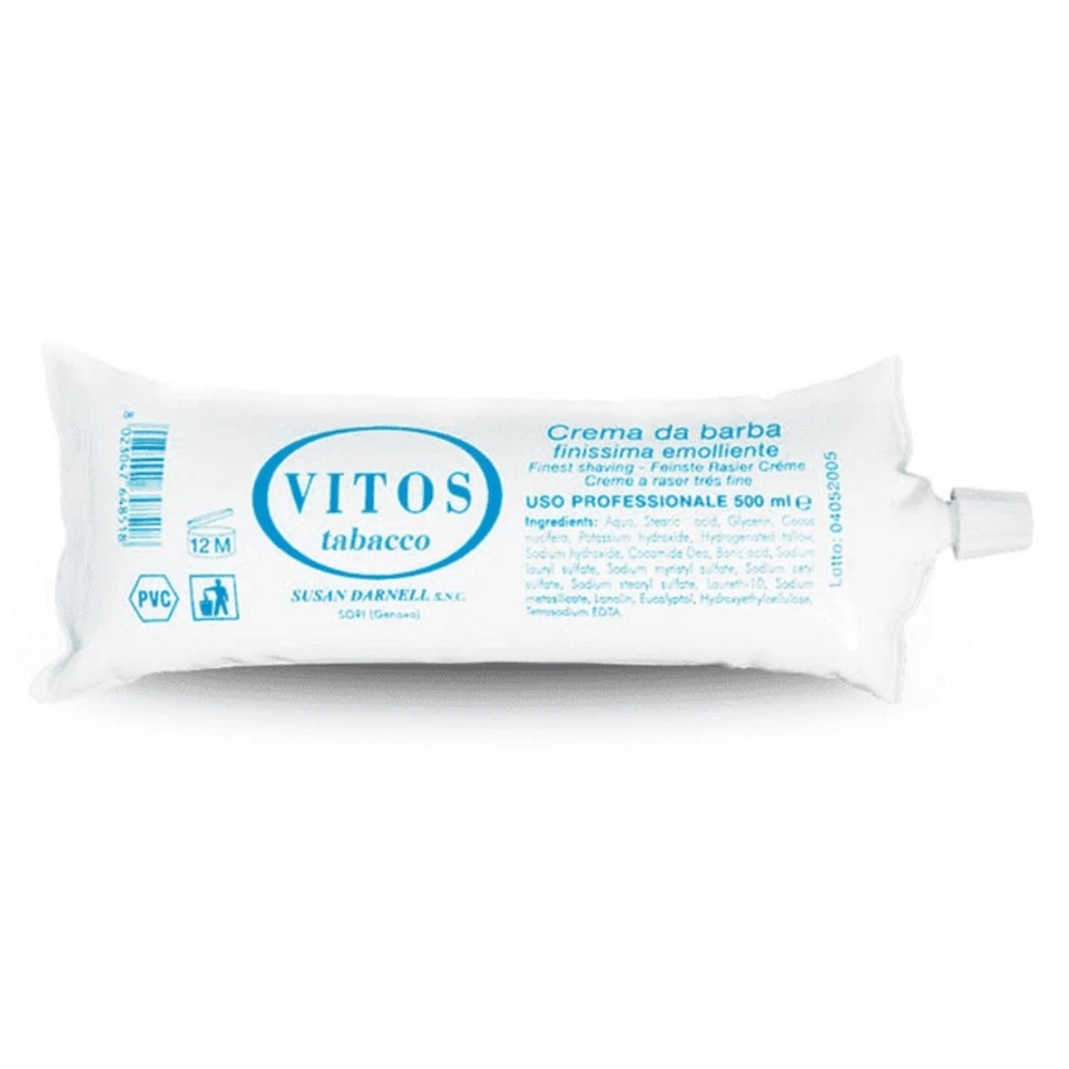 SUSAN DARNELL VITOS CREMA PER RASATURA BARBA IN VESCICA AL TABACCO 500ML