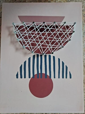 WOODEN  STRING ART HOME DECOR SIGN - Image 1 of 4