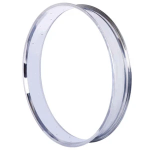 MIRROR POLISHED FAT Chrome Bicycle Rim 29" x 100mm x 36H Cruiser E- Bikes - Picture 1 of 3