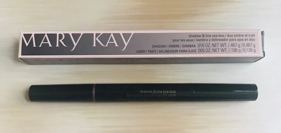New In Box Mary Kay Shadow & Line Eye Duo Frosted Fig ~Full Size ~ Fast Ship - Image 1 of 1