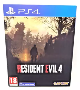SOLO COVER SLIPCASE RESIDENT EVIL 4 REMAKE PS4 (NO GIOCO) - Foto 1 di 4