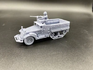 28mm, 1/56, 3D gedruckt, WW2, US, M3 Half Track mit HMG, Bolt Action - Bild 1 von 7