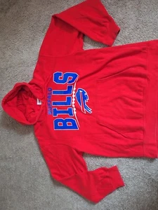 Vintage Buffalo Bills NFL Hoodie Sweatshirt Majestic Men's Large  - Picture 1 of 5