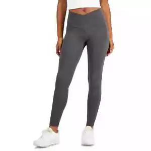 Leggings nuovi Jenni Womans taglia piccoli fascia trasversale grigi elasticizzati nuovi con etichette - Foto 1 di 7