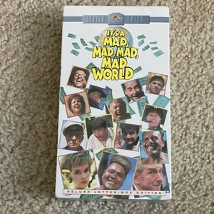 New Sealed Its a Mad, Mad, Mad, Mad World (VHS, 1991, 2-Tape Set) - Picture 1 of 2