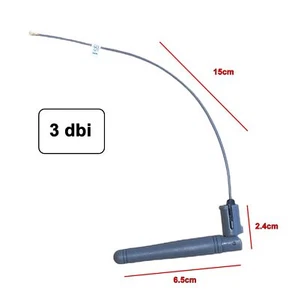 WLAN WIFI Antenne Router WiFi 2.4G Antenne 3dBi Grau #730219 - Bild 1 von 1