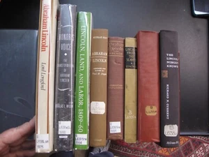 Lot of 8 ABRAHAM LINCOLN Group Biography Civil War History Nicolay Portraits - Picture 1 of 11