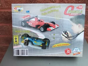 Dickie Radiocomando Mini Racer Formula Car - Blu e Giallo IN SCATOLA - Foto 1 di 3