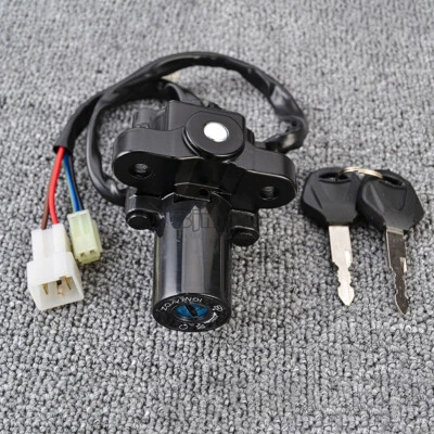 Ignition Switch Lock Key For Yamaha XT660 XT660R XT660X FZ6R FZ8 FZ8N FZ8S Foto 1 de 4