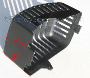 36CC 43CC 49CC 2 STROKE ENGINE MUFFLER SIDE COVER X-1,X-2 POCKET BIKE - Foto 1 di 4