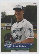 2012 Choice Vermont Lake Monsters Nolan Sanburn #41